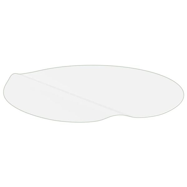 vidaXL Tafelbeschermer Ø 110 cm 1,6 mm PVC transparant