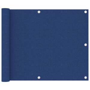 vidaXL Balkonscherm 75x300 cm oxford stof blauw