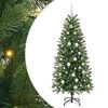 vidaXL Kunstkerstboom met 150 LED met standaard Groen 150 cm PE en PVC