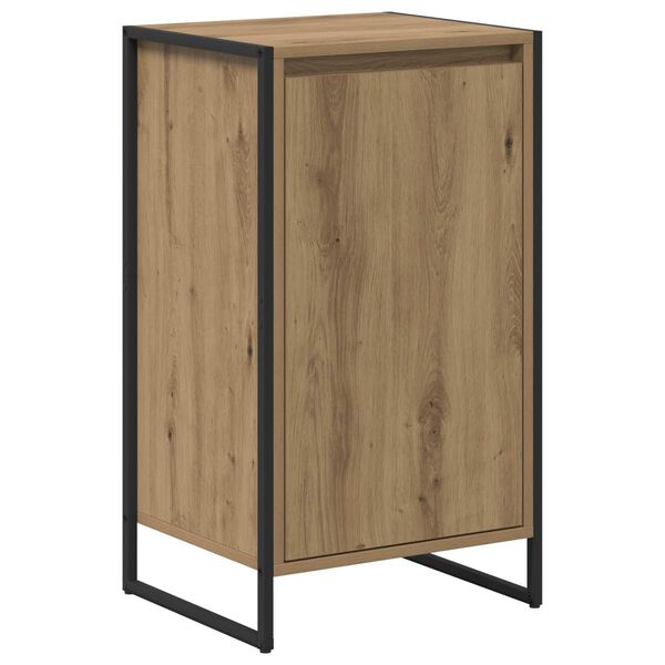 vidaXL Dressoir Ambachtelijk eiken 43 x 36 x 75,5 cm Bewerkt hout