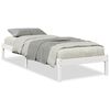 vidaXL Bedframe extra lang zonder matras grenenhout wit 100x210 cm