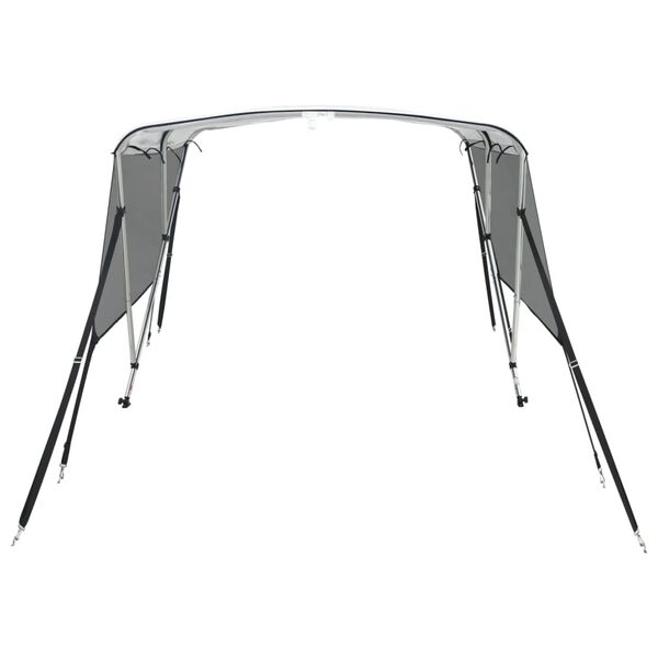 vidaXL Biminitop 3 bogen met mesh zijwanden 183x(137-152)x137 cm