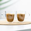 HI Cappuccinoglazenset 2-delig 270 ml transparant