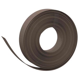 vidaXL Tuinkanten 25 m 10 cm PE Bruin