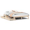 vidaXL Bedframe met lades massief grenenhout 160x200 cm