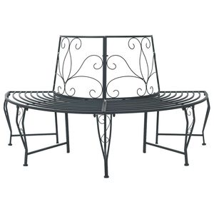 vidaXL Boom bank 4-Aantal zitplaatsen 160 x 80 x 89 cm Staal