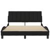 vidaXL Bedframe zonder matras "Hanko" 120x200 cm stof zwart