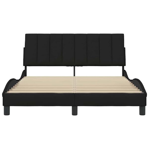vidaXL Bedframe zonder matras "Hanko" 120x200 cm stof zwart