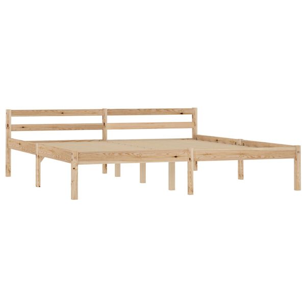 vidaXL Bedframe massief grenenhout 180x200 cm