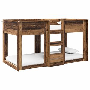 vidaXL Bunk Bed voor Kinderen Oudhout 80 x 200 cm Bewerkt hout