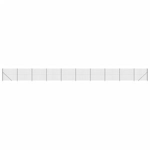 vidaXL Draadgaashek met flens 1,4x25 m antracietkleurig