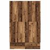 vidaXL Opbergbedframe met lade met opslag Oud Hout 150 cm Bewerkt hout