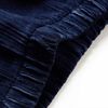 Kinderbroek 140 ribfluweel marineblauw