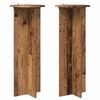 vidaXL Plantenstandaard 2 pcs Oud hout &Oslash;40 x 100 cm Bewerkt hout