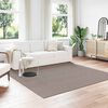vidaXL Vloerkleden Vierkant LUGO Taupe 240 x 240 cm Polyester