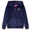 vidaXL Kinderjas met capuchon 92 marineblauw