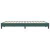 vidaXL Boxspring zonder matras fluweel donkergroen 140x220 cm
