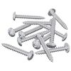 vidaXL Houten Schroeven 12 st zilver M4 x 28 mm Staal