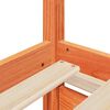 vidaXL Bedframe zonder matras massief grenenhout wasbruin 180x200 cm