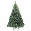 vidaXL Kunstkerstboom met 300 LED met standaard Groen 240 cm PE en PVC