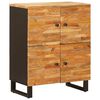 vidaXL Bijzetkast Bruin 60 x 33 x 75 cm Massief Mango Hout