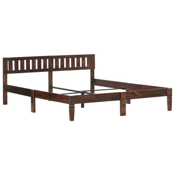 vidaXL Bedframe massief mangohout 160 cm