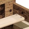 vidaXL Bedframe zonder matras 100x200 cm bewerkt hout oud hout