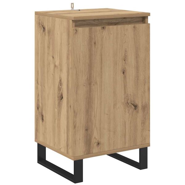vidaXL Dressoir Artisan Eiken 40 x 35 x 70 cm Bewerkt hout