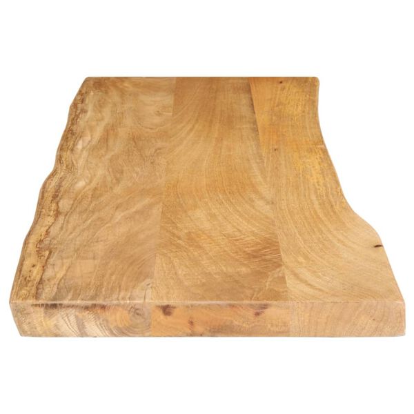 vidaXL Tafelblad met natuurlijke rand 140x40x3,8 cm massief mangohout