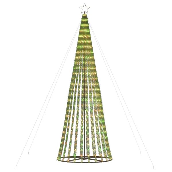 vidaXL LED-kerstboom 688 LEDs kleurrijk 300 cm