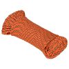 vidaXL Boottouw 3 mm 25 m polypropyleen oranje