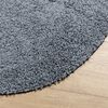 vidaXL Vloerkleed PAMPLONA shaggy hoogpolig modern &Oslash; 240 cm blauw