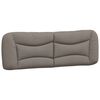 vidaXL Hoofdbordkussen "Hvar" 160 cm stof taupe