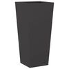 vidaXL Plantenbak 35x35x75 cm staal zwart