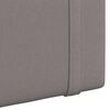 vidaXL Hangend Hoofdeinde Wandgemonteerd Taupe 190 x 55 x 5 cm Stof