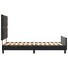vidaXL Boxspringbed met hoofdeinde Zwart 90 x 200 cm Fluweel