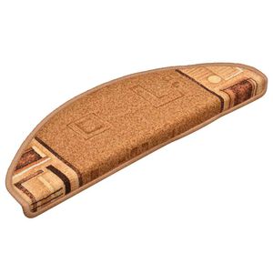 vidaXL Trapmatten zelfklevend 5 st 65x21x4 cm beige