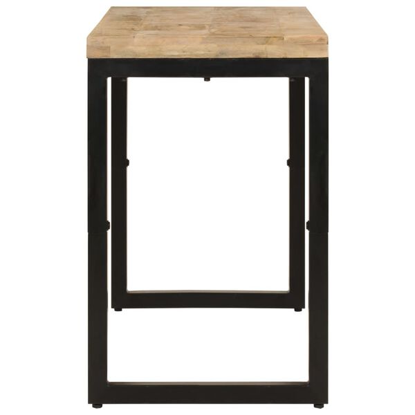 vidaXL Eettafel 110x50x76 cm massief mangohout