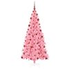 vidaXL Kerstboom met 300 LED met standaard Roze 180 cm PVC