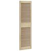 vidaXL Kastdeur 2 pcs Naturel 140,5 x 2,1 x 39,5 cm Massief grenenhout