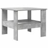 vidaXL Salontafel Beton Grijs 57 x 55 x 45 cm Bewerkt hout