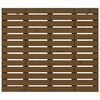 vidaXL Hoofdbord wandmontage 126x3x91,5 cm grenenhout honingbruin