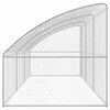 vidaXL Hondenhok 3 pcs Zilver 6 x 2 x 2 m Gegalvaniseerd staal
