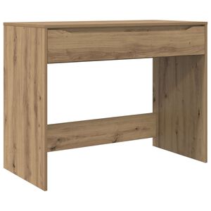 vidaXL Bureau met Lade Artisan Eik Geconstrueerd hout 100 x 50 x 78 cm