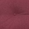 vidaXL Rugkussen Wijnrood 100 x 24 x 50 cm Stof