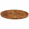 vidaXL Tafelblad Ø 40x2,5 cm rond massief ruw mangohout