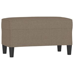 vidaXL Bankje 70x35x41 cm stof taupe
