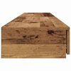 vidaXL Bedlades met lade Oudhout 200 x 36,5 x 16,5 cm Bewerkt hout