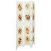 vidaXL Romdivider Paneel Wit 106 x 165 cm MDF