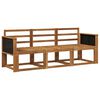 vidaXL Buiten bankenset 3 pcs Naturel Massief Acaciahout